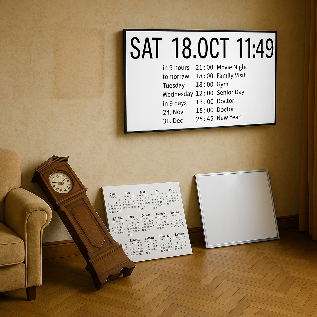 Replacing the old clock